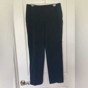 Talbots Heritage Black Career Dress Pants with side zip Women’s size 12